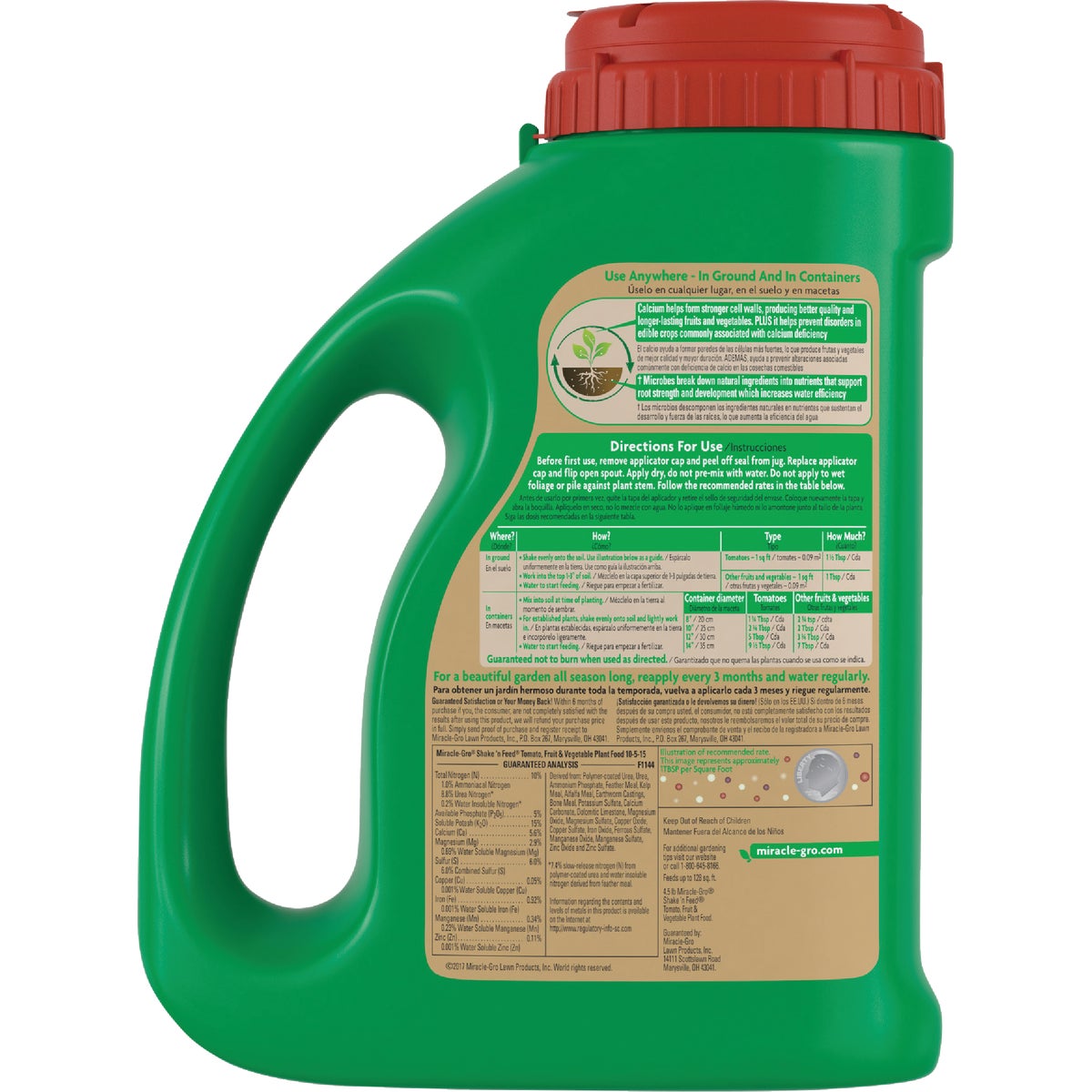 Miracle-Gro Shake 'n Feed 4.5 Lb. Tomato, Fruit & Vegetable Plant Food Image 6