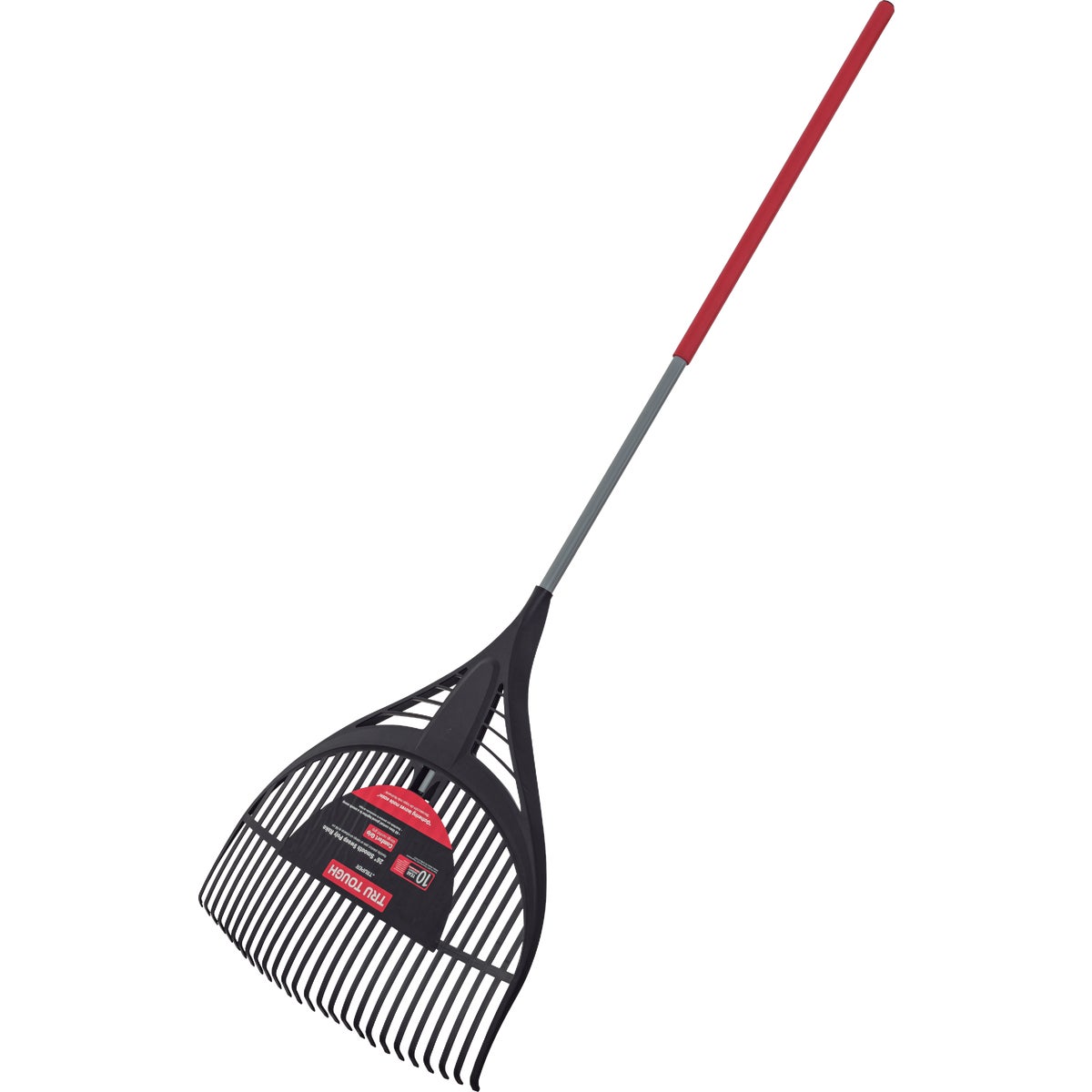 Truper Tru Tough 26 In. Poly Leaf Rake with 56 In. Steel Handle (26-Tine) Image 2