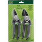 Best Garden 8 In. Bypass Pruner & 7-1/2 In. Anvil Pruner Set Image 2
