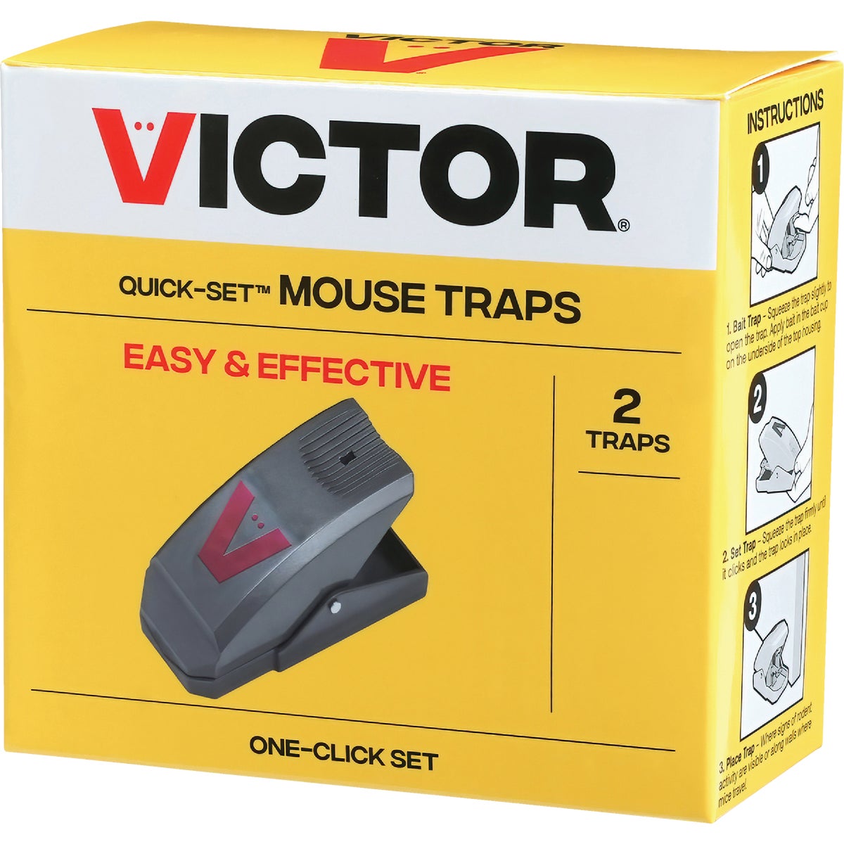 Victor Quick-Set Mechanical Mouse Trap (2-Pack) Image 2