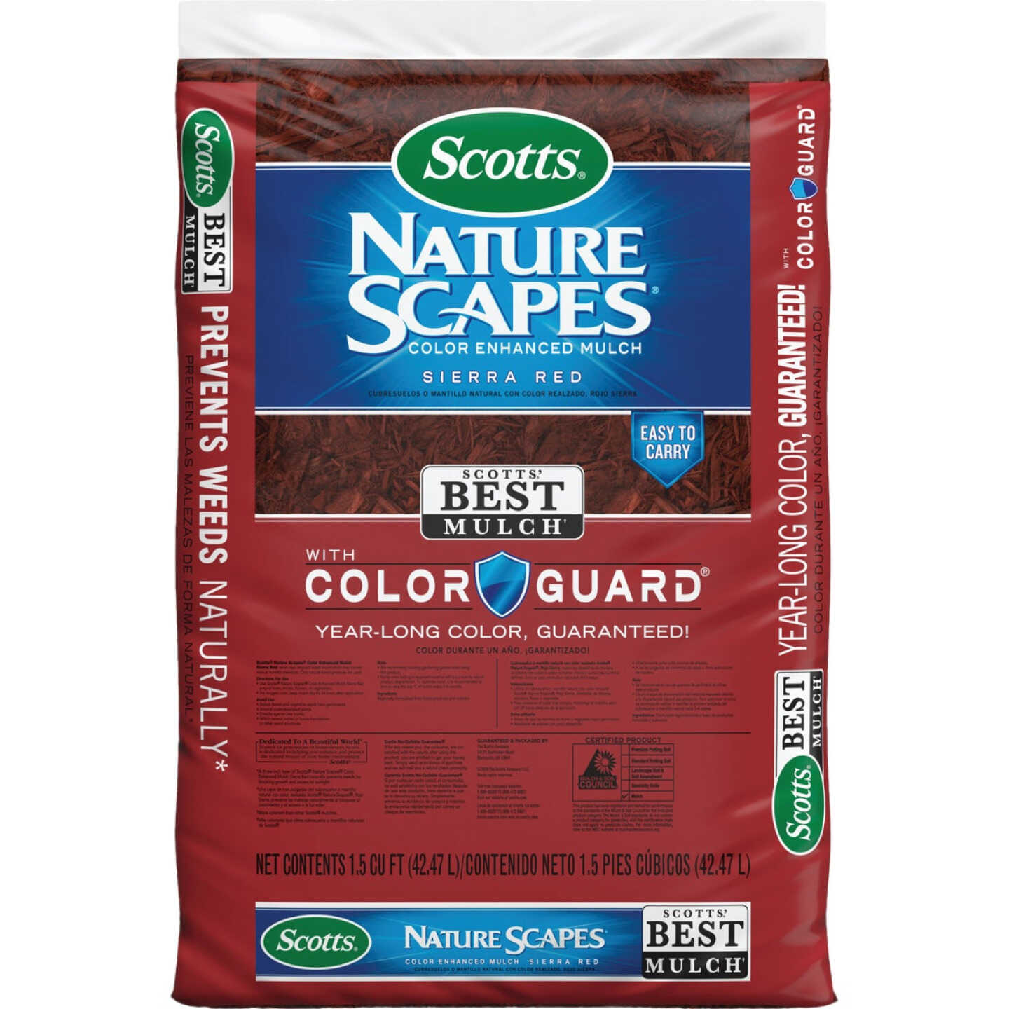 Scotts Nature Scapes 1.5 Cu. Ft. Sierra Red Color Enhanced Mulch Image 1