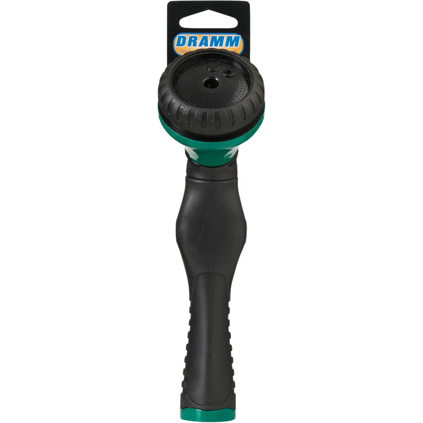 Dramm One Touch Heavy-Duty Metal Shower & Stream Multi-Pattern Nozzle, Green Image 2