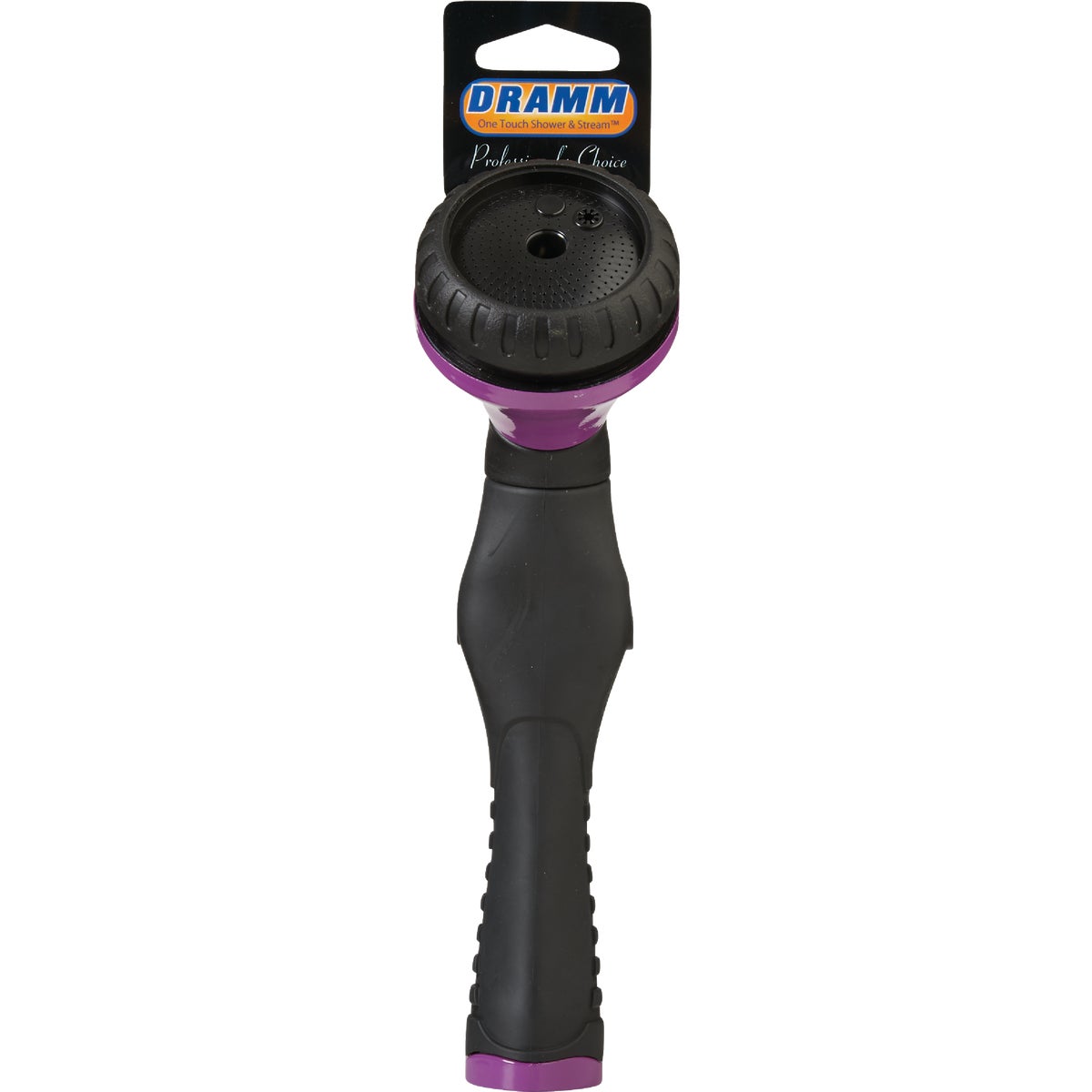 Dramm One Touch Heavy-Duty Metal Shower & Stream Multi-Pattern Nozzle, Berry Image 2