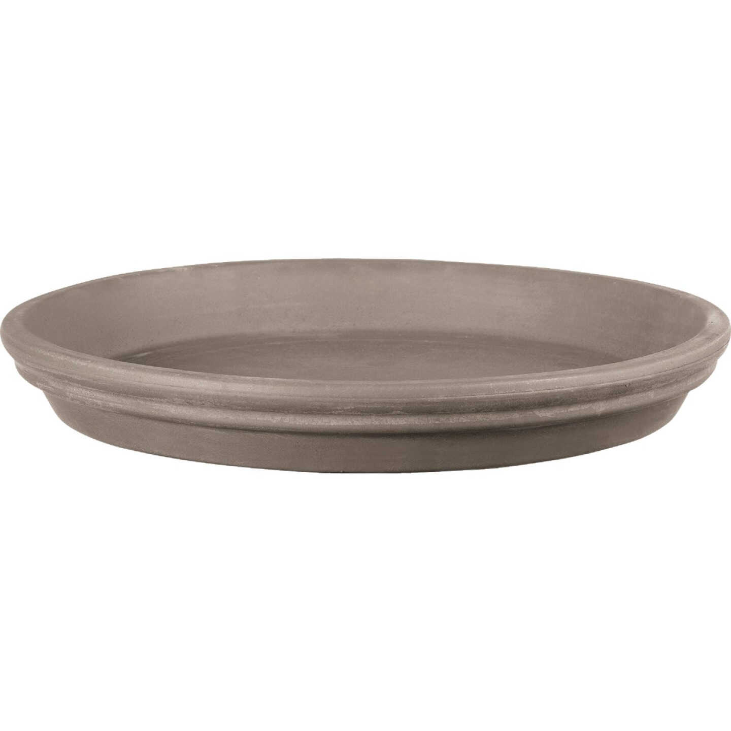 Deroma 4.3 In. Grafite Clay Standard Saucer Image 1