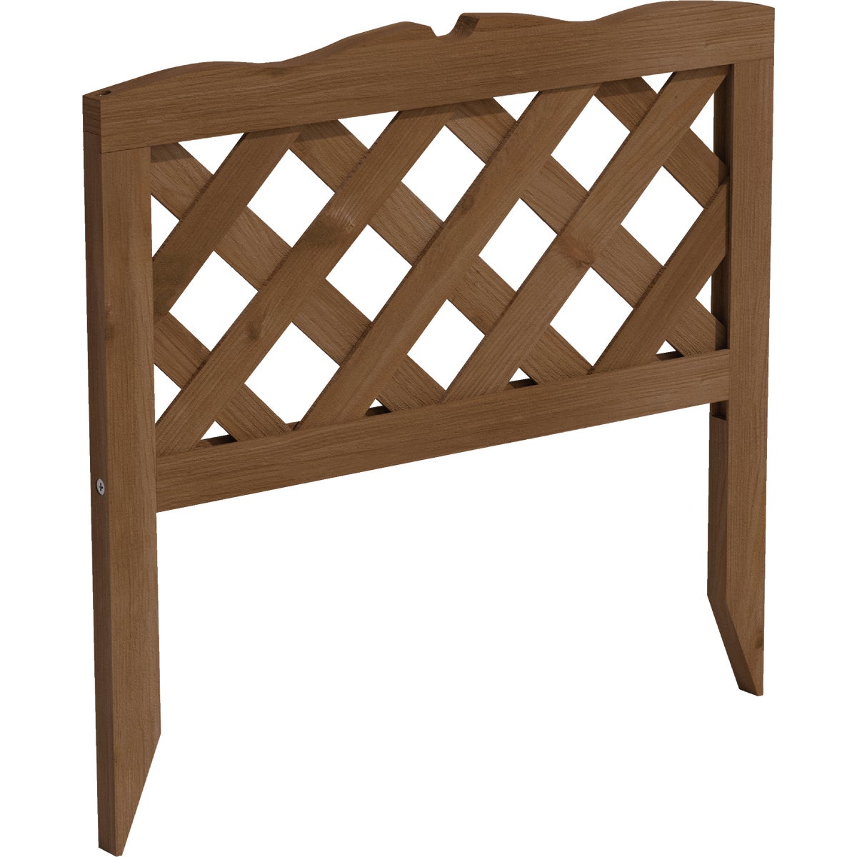 Greenes Fence 19 1/4 In. H x 19 3/4 In. L Wooden Lattice Decorative Border Fence