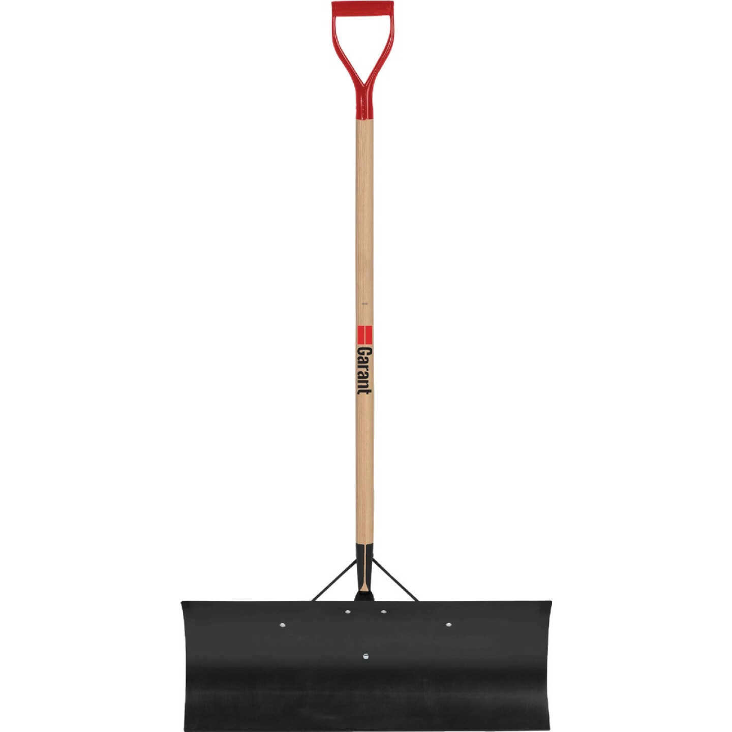 Garant Yukon 30 In. Steel Snow Pusher with 42.75 In. D-Grip Wood Handle Image 1