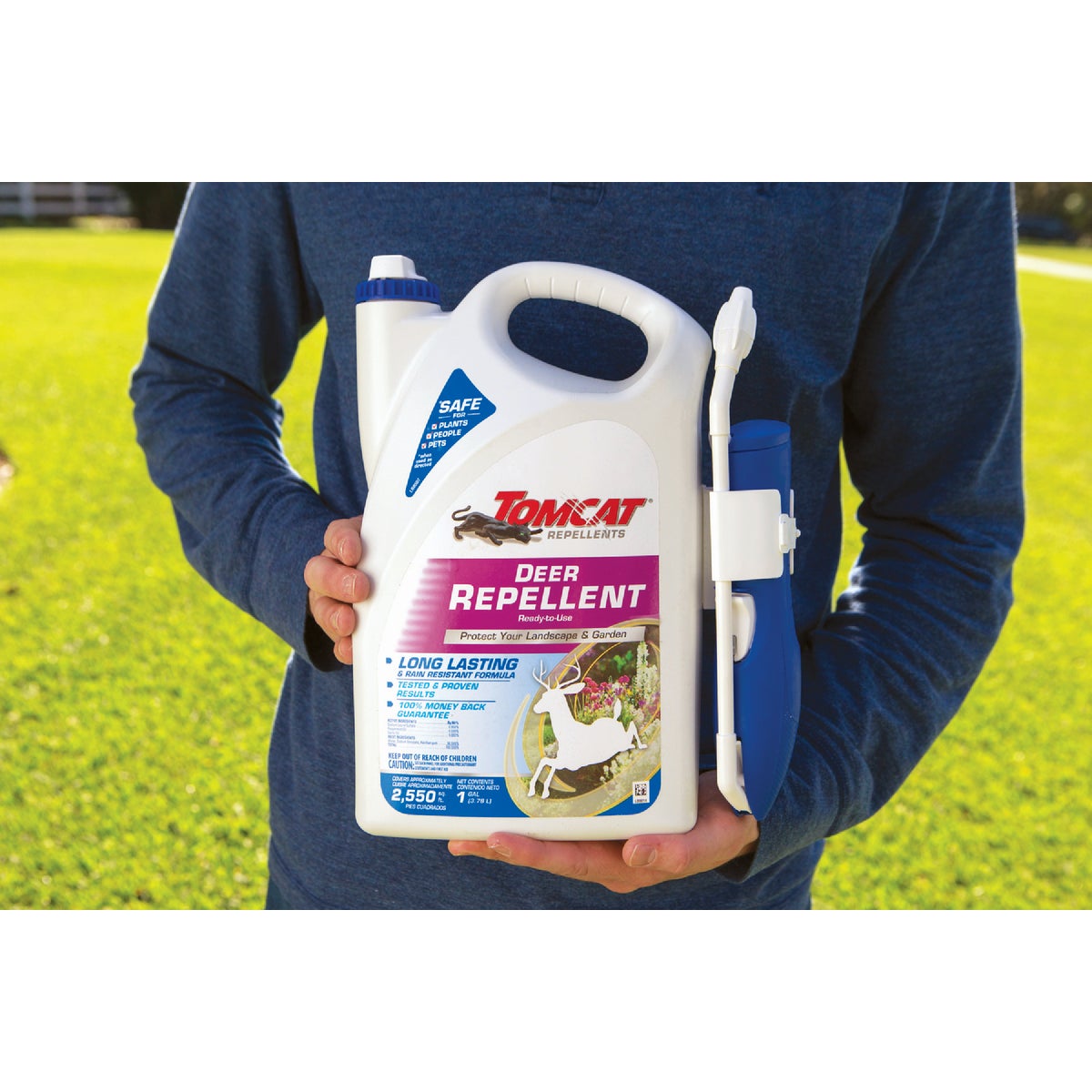 TOMCAT 1 Gal. Ready-To-Use Deer Repellent with Comfort Wand Image 2