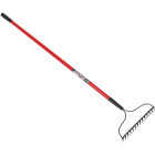 True American 54 In. Fiberglass Handle 14-Tine Bow Garden Rake Image 3