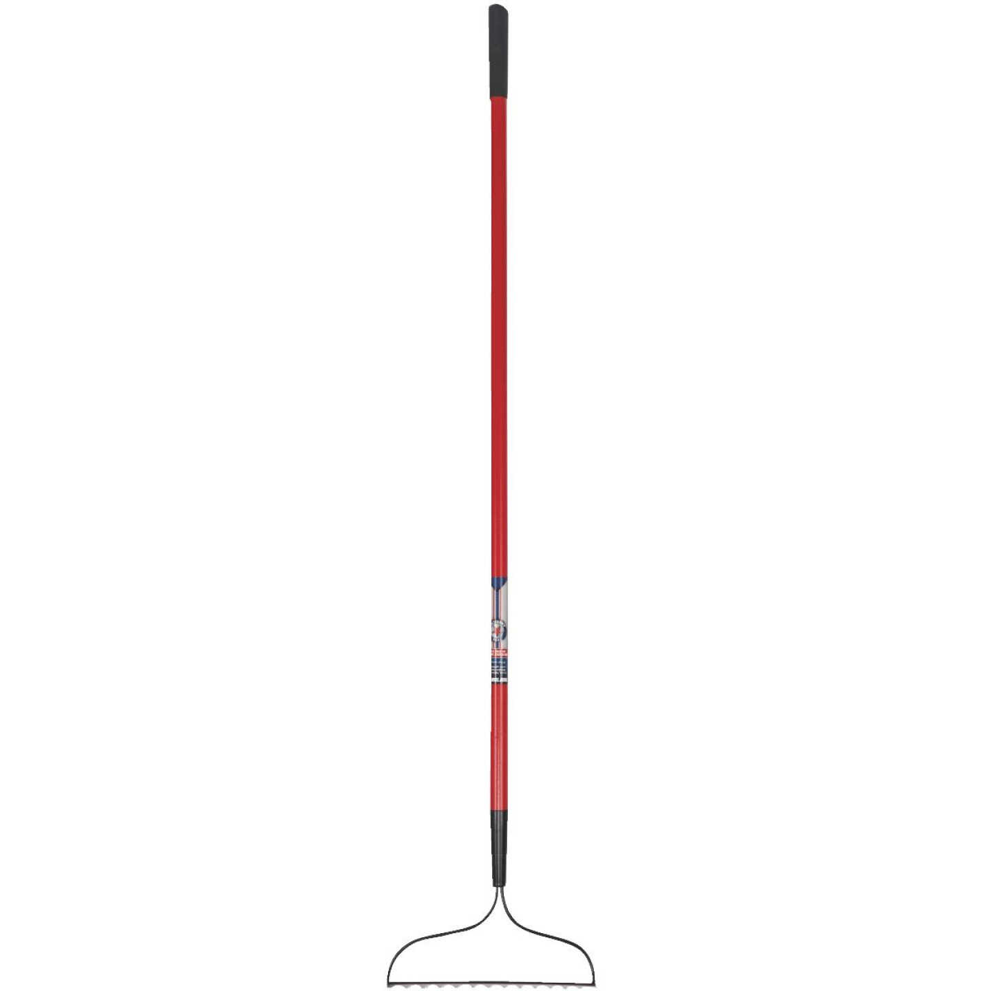 True American 54 In. Fiberglass Handle 14-Tine Bow Garden Rake Image 2