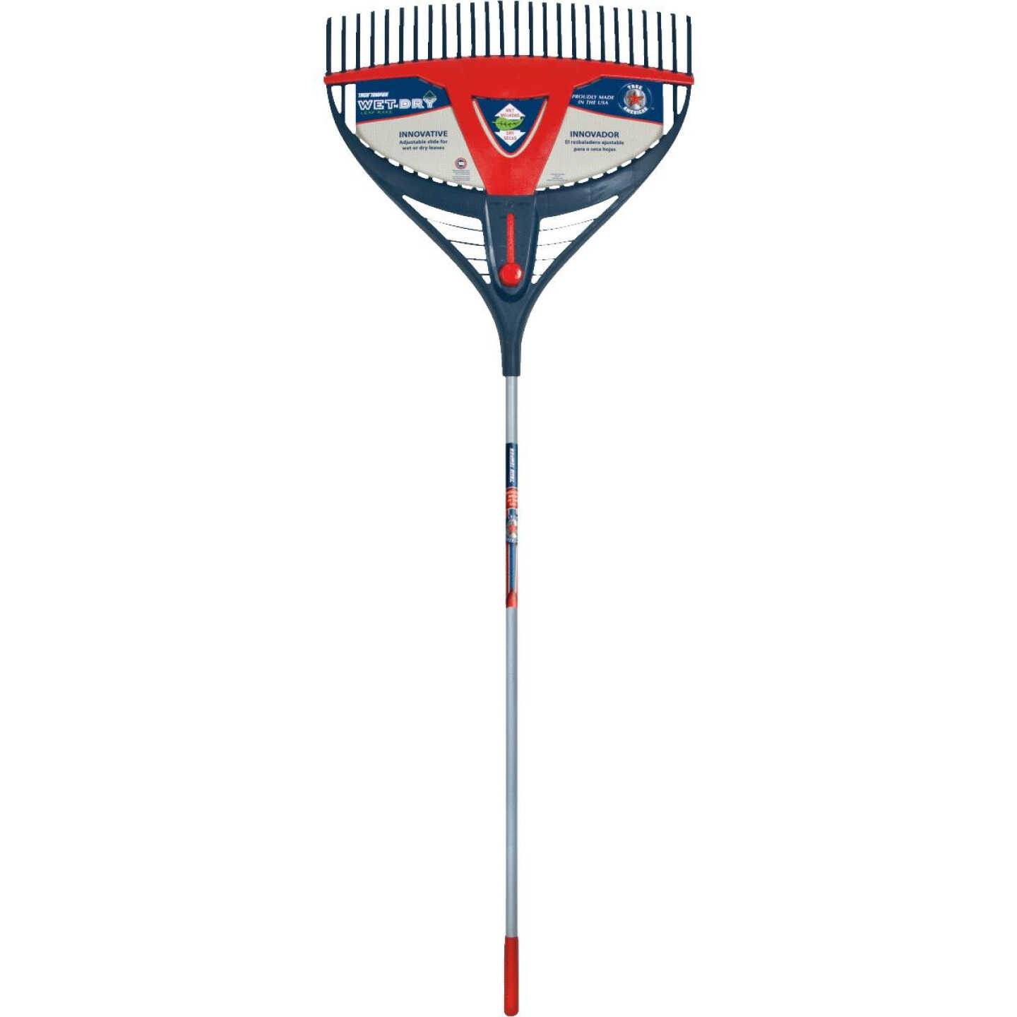 True American 60 In. Steel Handle 26-Tine Leaf Rake Image 1