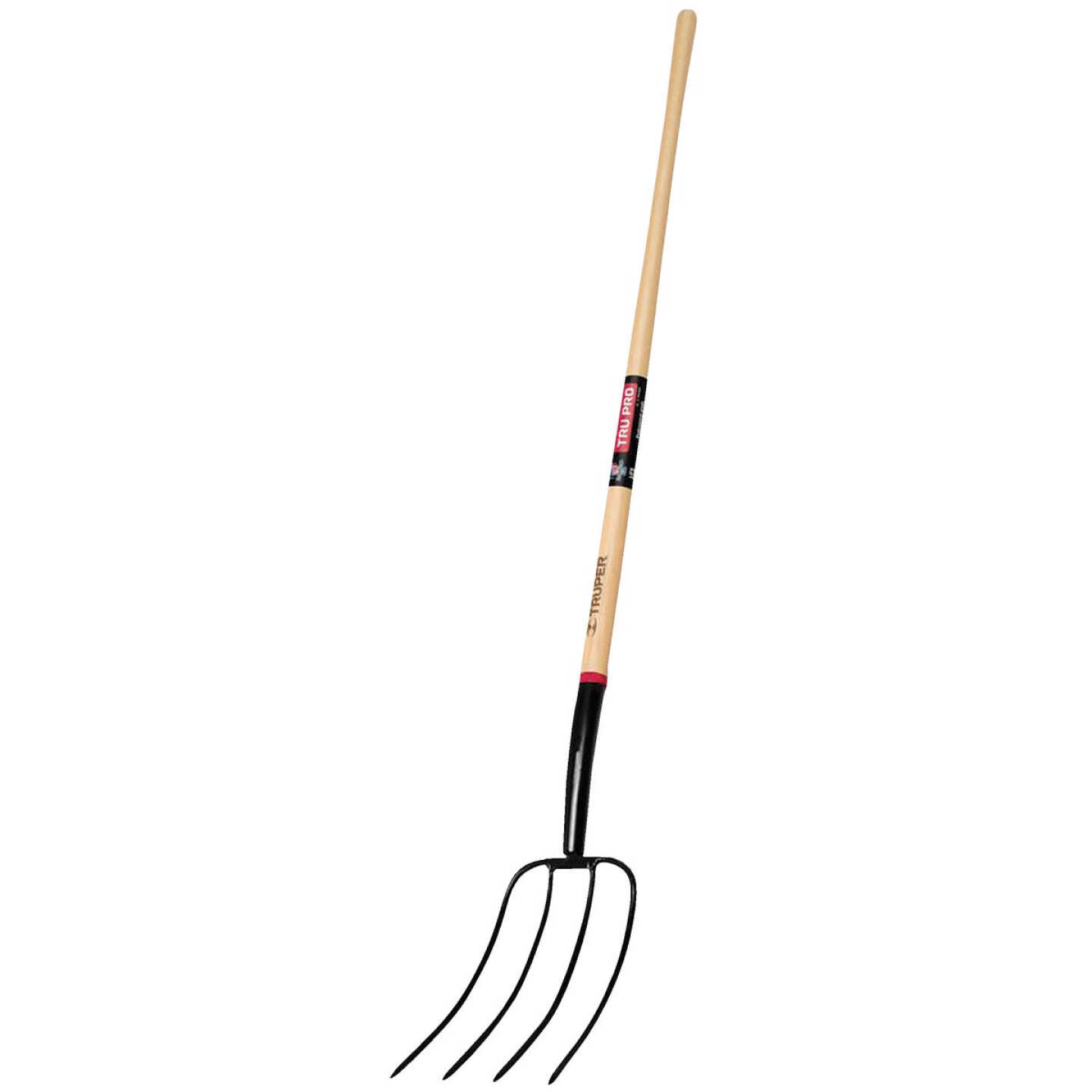 Truper Tru Pro Hardwood Manure Fork Image 1