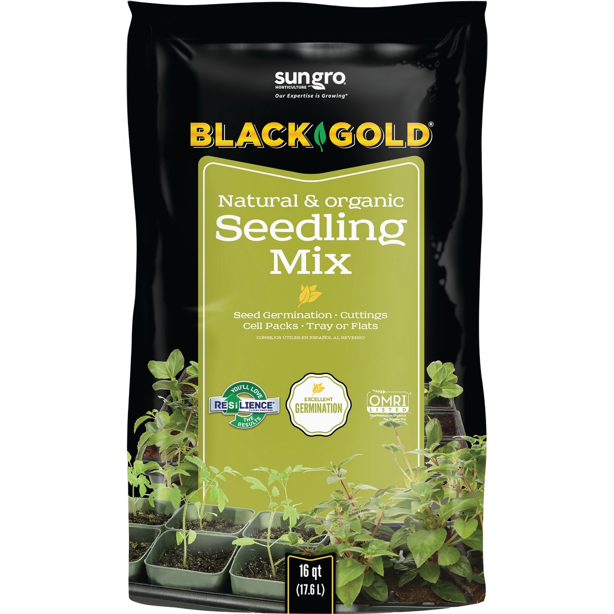 Black Gold 16 Qt. 8-1/3 Lb. All Purpose Container Potting Seed Starting Mix