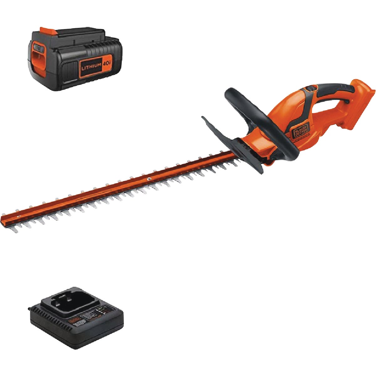 Black & Decker 24 In. 40V Lithium Ion Cordless Hedge Trimmer