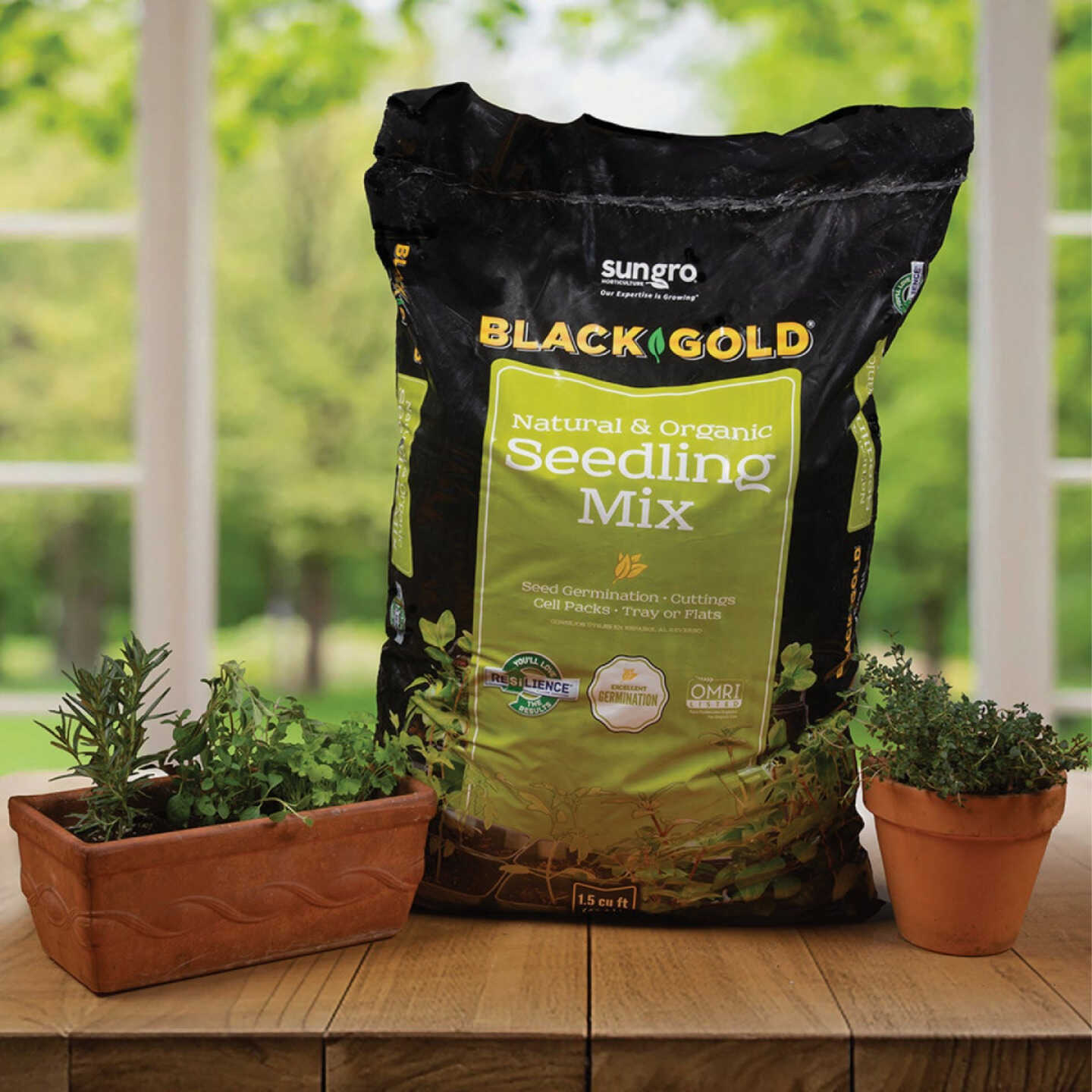 Black Gold 1.5 Cu. Ft. 18 Lb. All Purpose Container Potting Seed Starting Mix Image 4