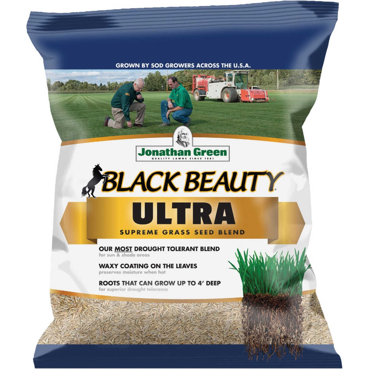 Jonathan Green Black Beauty Ultra 7 Lb. 1400 Sq. Ft. Coverage Tall Fescue Grass Seed Image 1