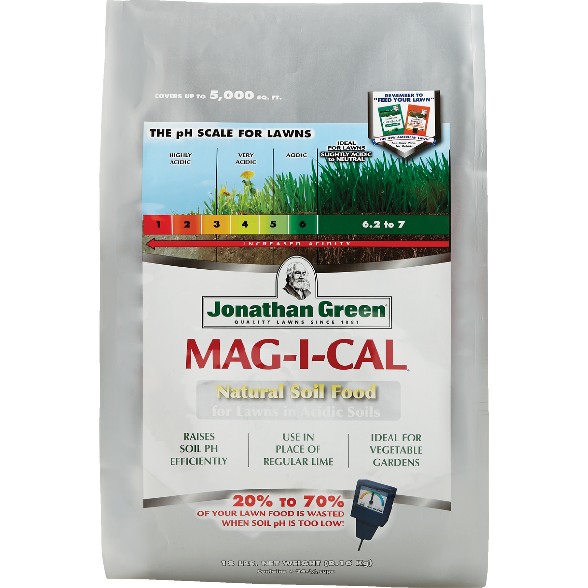 Jonathan Green MAG-I-CAL 18 Lb. 5000 Sq. Ft. 35% Calcium Lawn Fertilizer