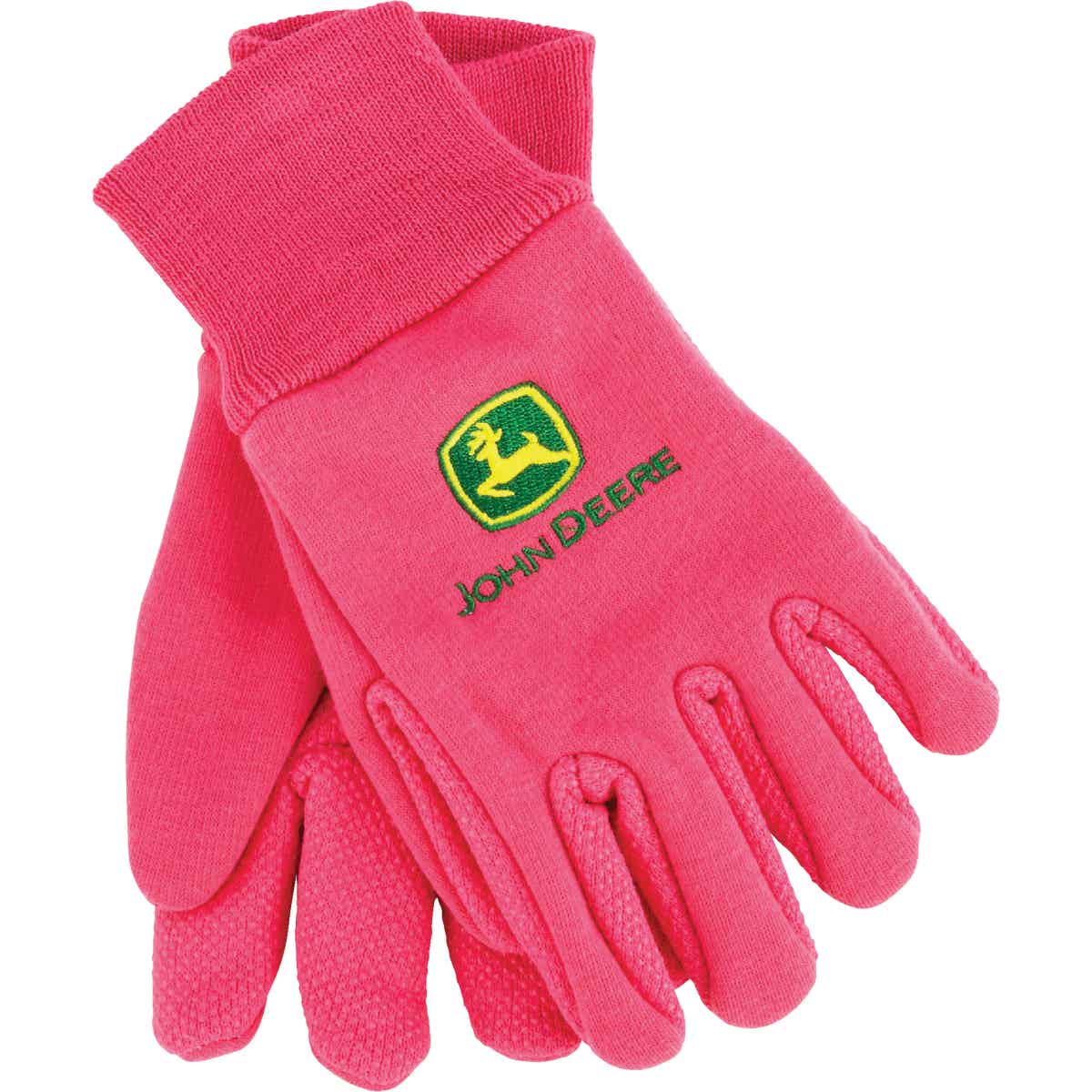 John Deere Youth Jersey Glove, Pink