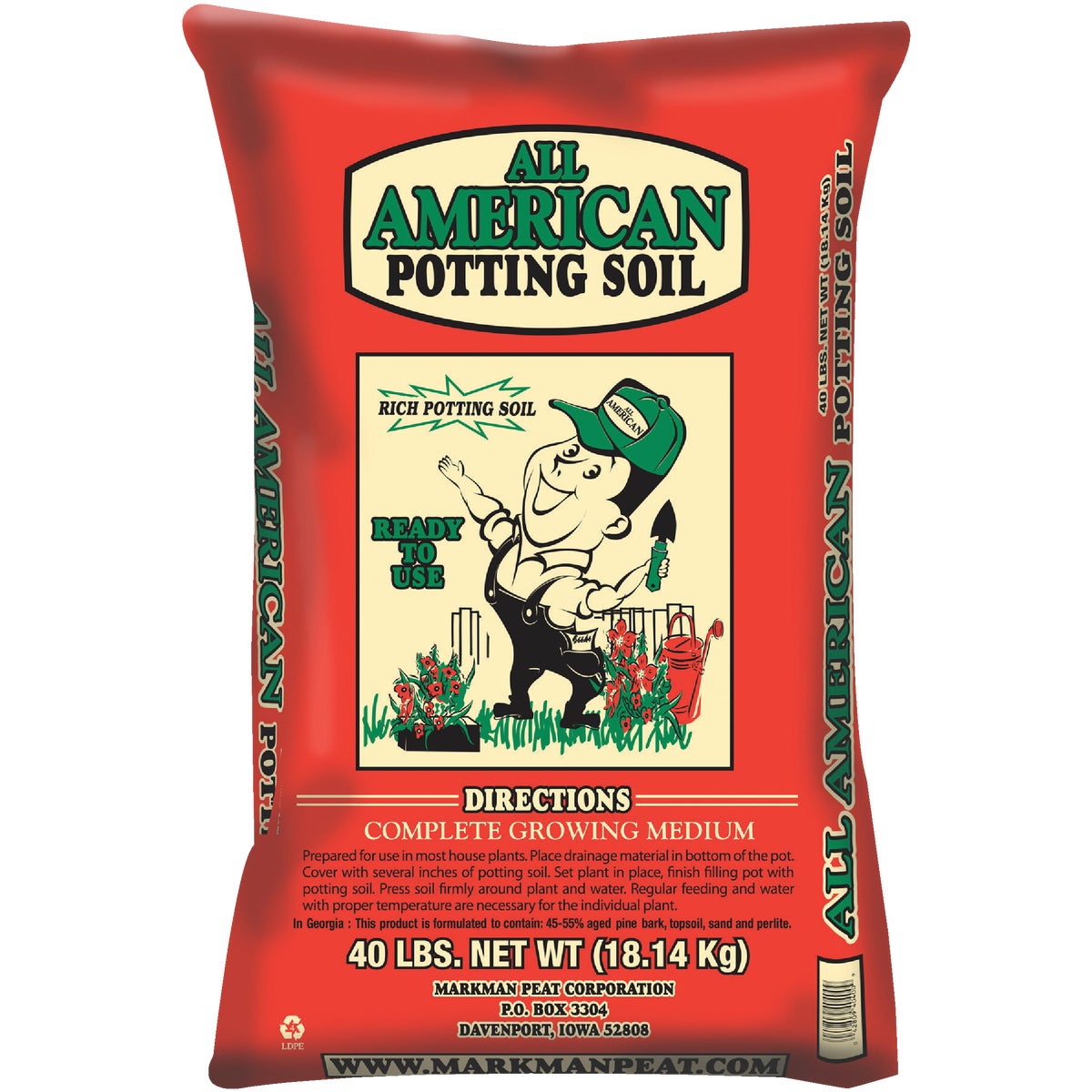 All American 40 Lb. All Purpose Potting Soil Image 1