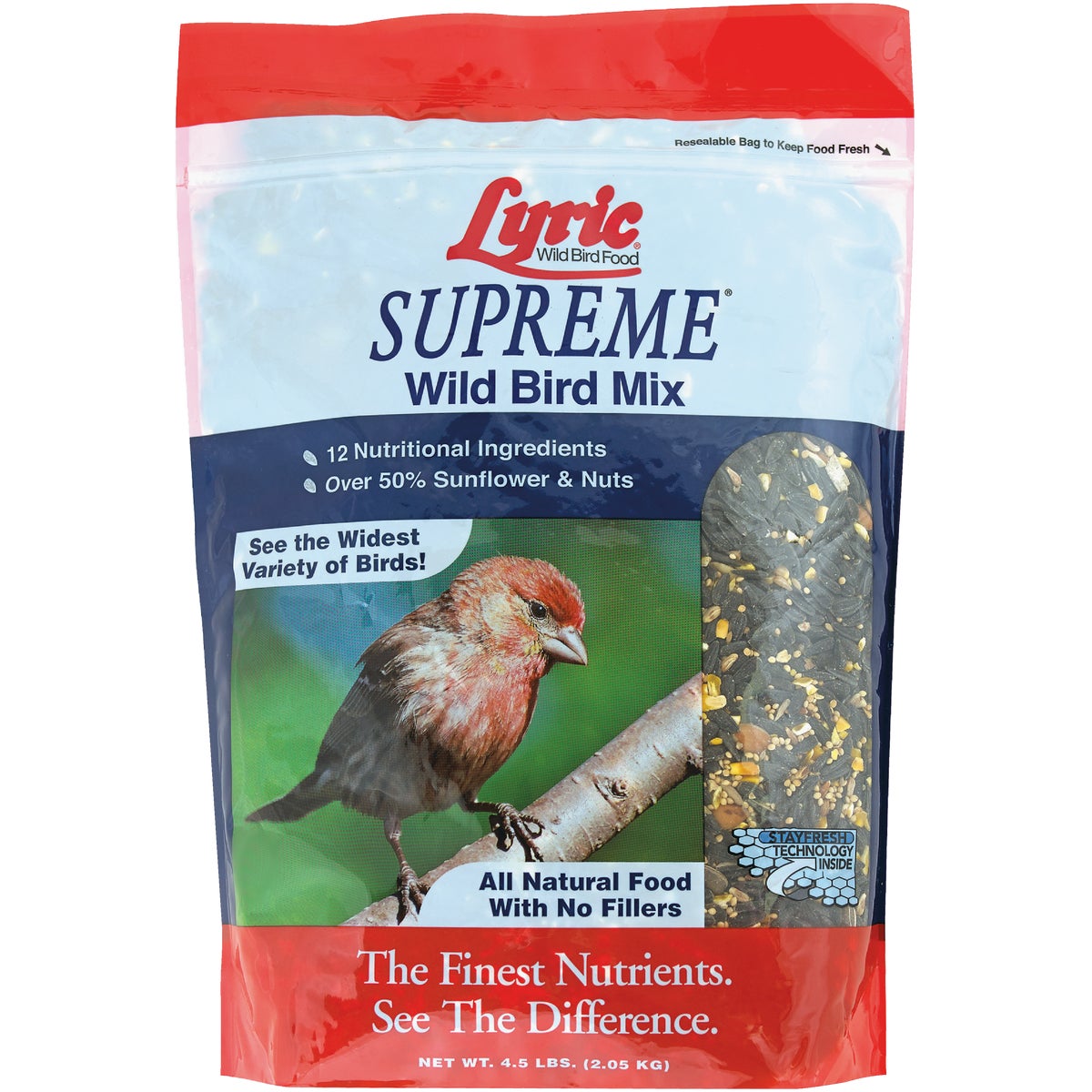 Lyric Supreme 4.5 Lb. Multiple Species Wild Bird Seed Image 1