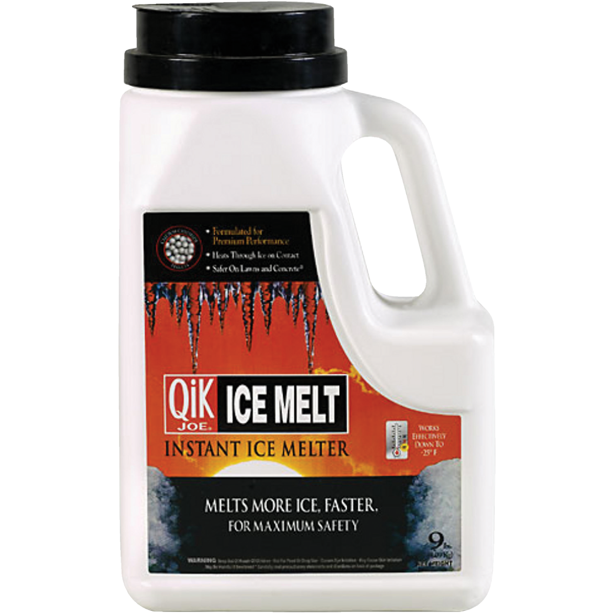 Qik Joe 9 Lb. Calcium Chloride Ice Melt Pellets Image 1