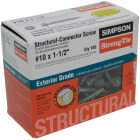 Strong-Drive SD CONNECTOR Screw #10 x 1-1/2 in. 1/4-Hex Drive, Mech. Galv. (100-Qty) Image 1