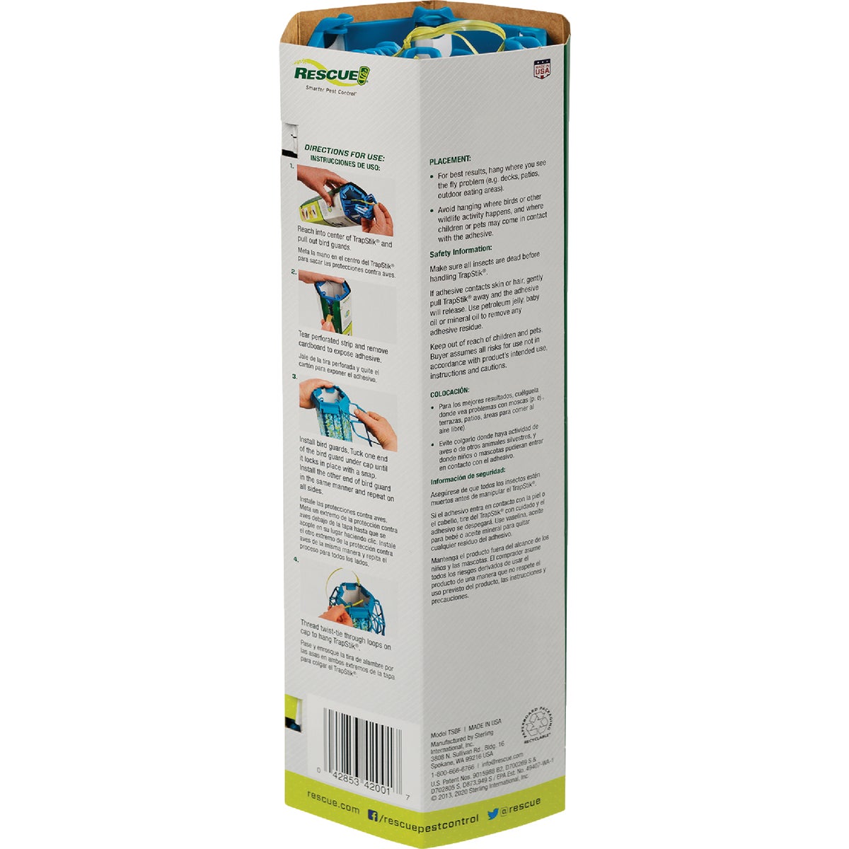 Rescue TrapStik Disposable Deck & Patio Fly Trap Image 5