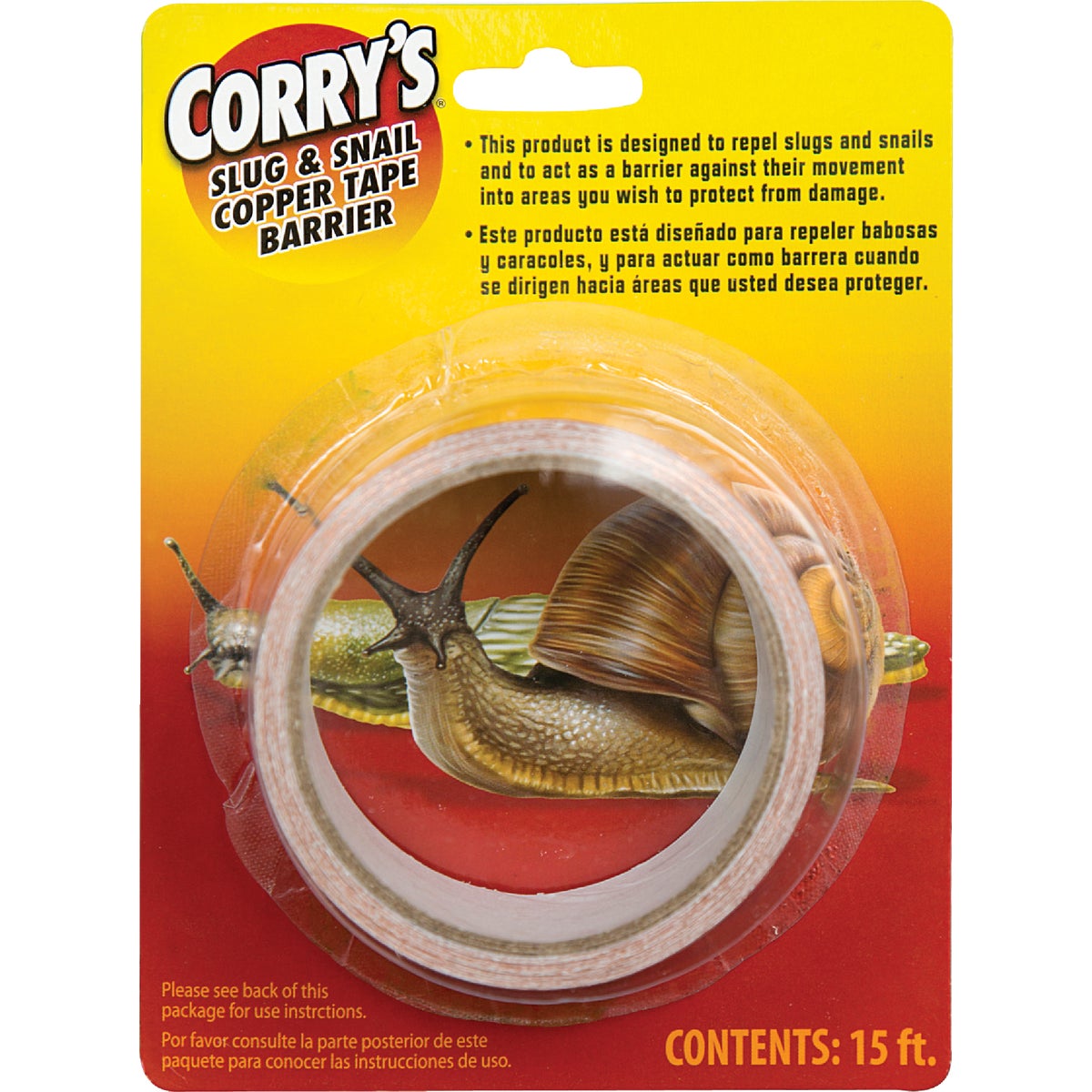 Corry's 15 Ft. L. Slug & Snail Barrier Deterrent Tape