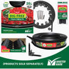 Master Mark Plus 90 Deg. Black Plastic Lawn Edging Coupler Image 5