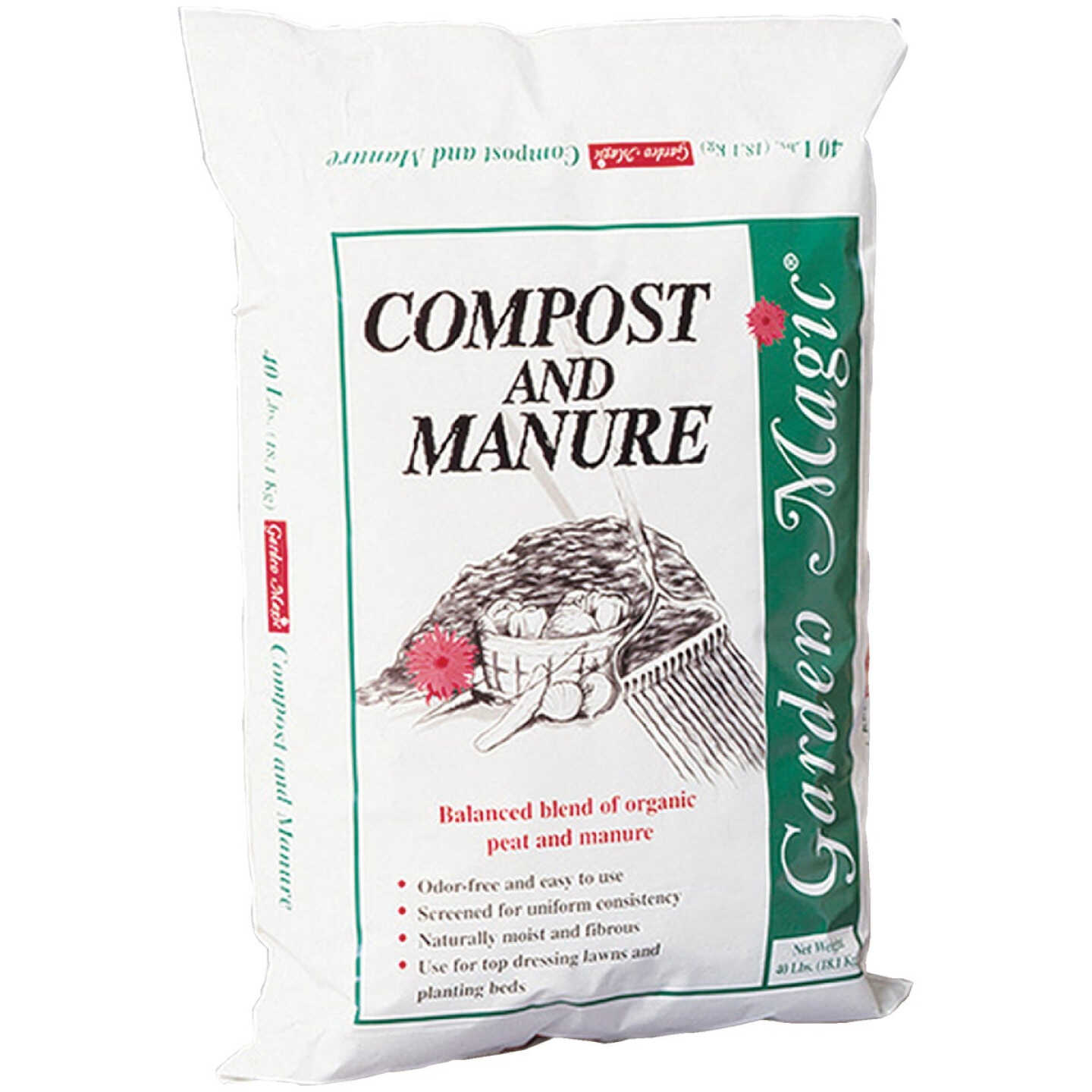 Garden Magic 40 Lb. 4 Sq. Ft. Cow Manure Image 1