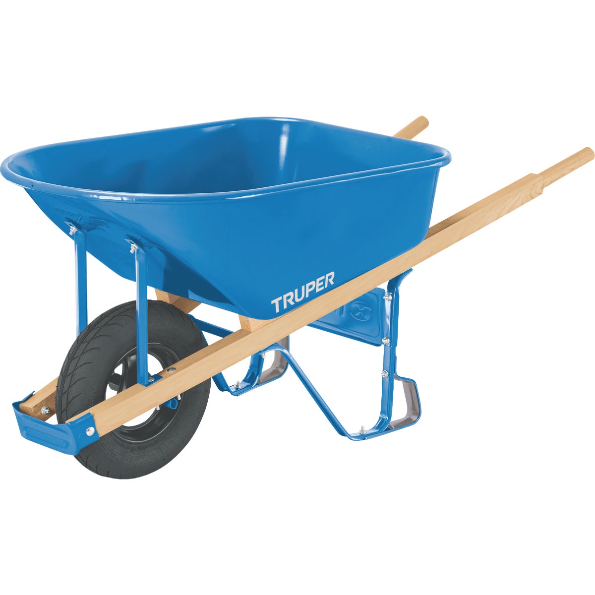 Truper 6 Cu. Ft. Steel Wheelbarrow