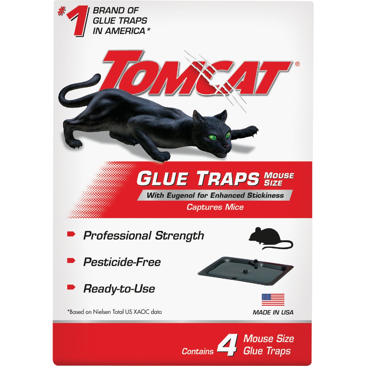 TOMCAT Mouse Size Glue Trap (4-Pack)