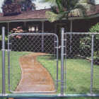 Midwest Air Tech Single Walk 35 In. W. x 46 In. H. Chain Link Gate Image 2