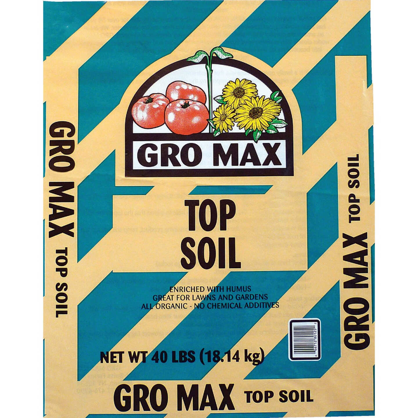 Gro Max 40 Lb. All Purpose Organic Top Soil Image 1