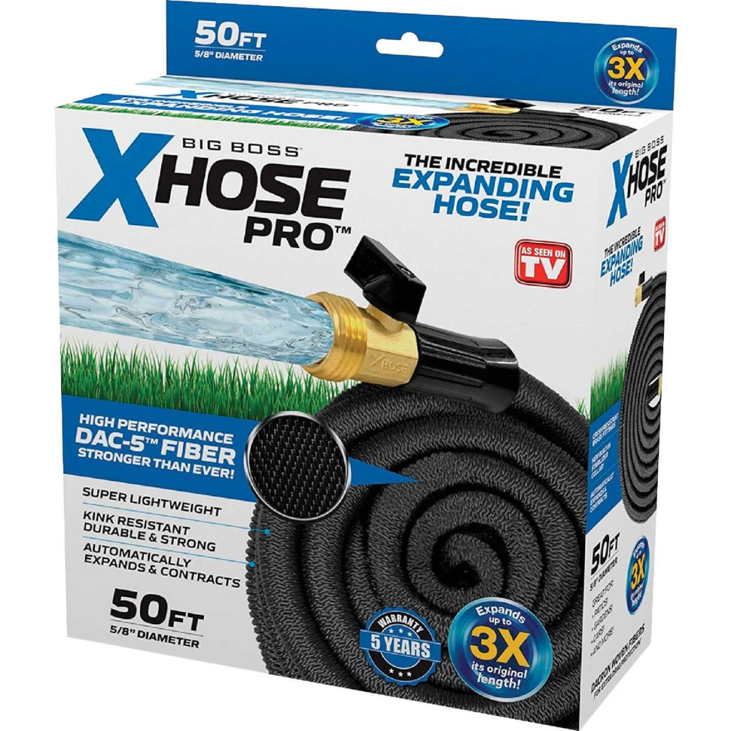 Big Boss XHose Pro 5/8 In. Dia. x 50 Ft. L. Expandable Hose Image 1