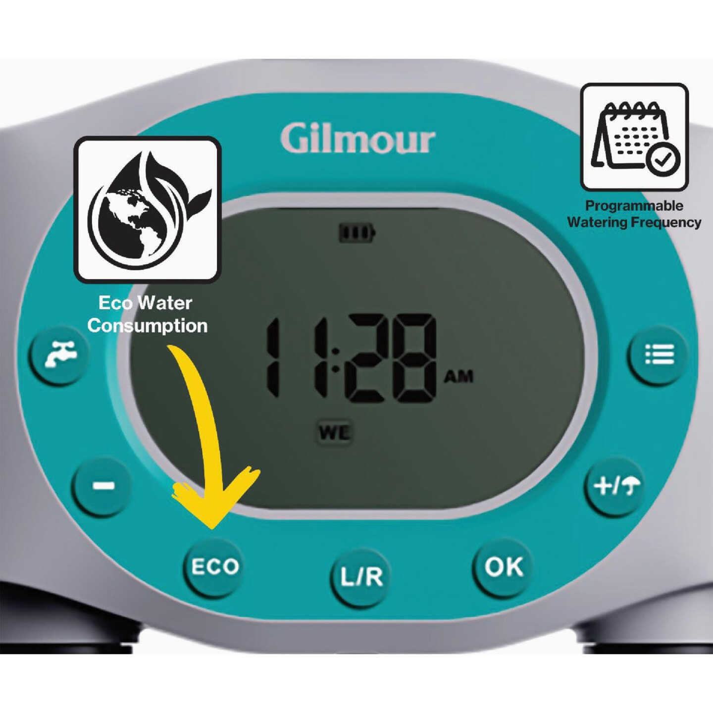 Gilmour LCD Timer Dual Spigot Image 2