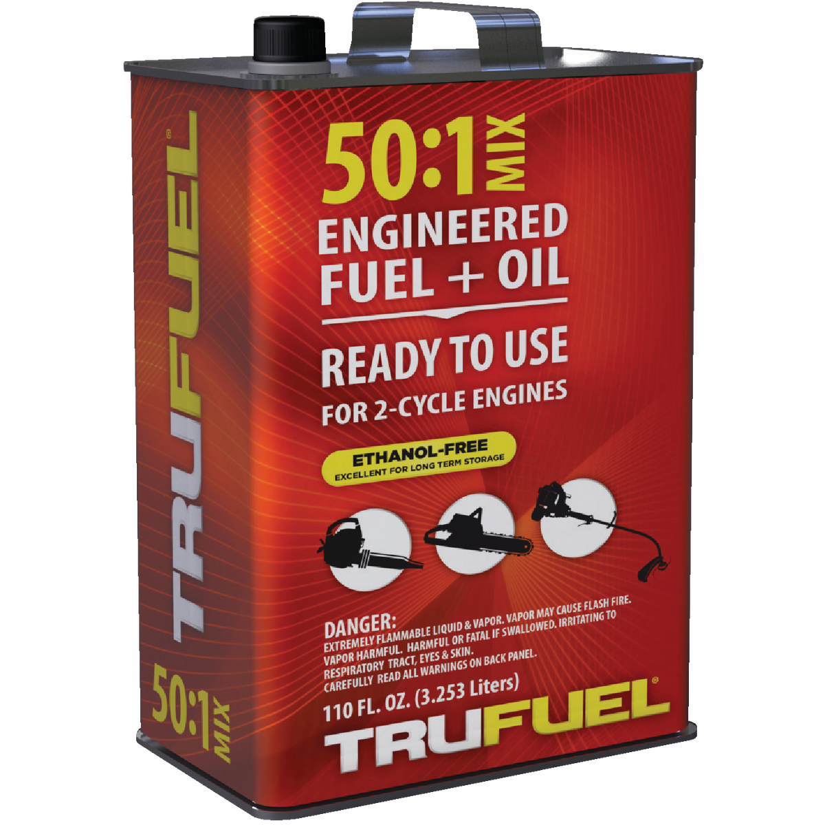 TruFuel 110 Oz. 50:1 Ethanol-Free Small Engine Fuel & Oil Pre-Mix Image 1