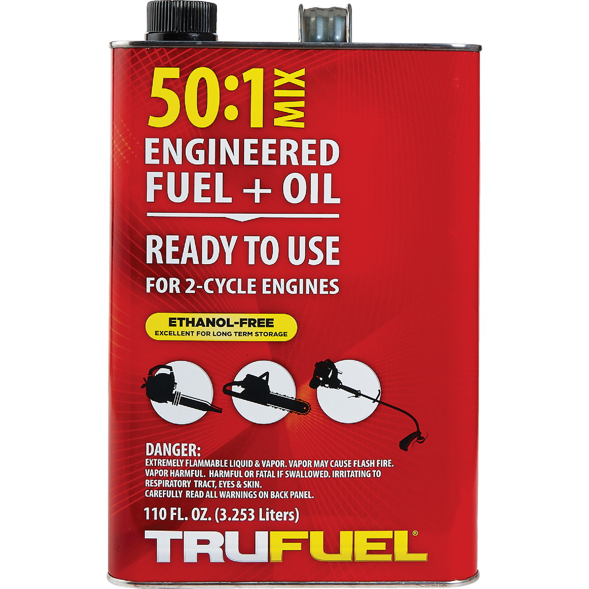 TruFuel 110 Oz. 50:1 Ethanol-Free Small Engine Fuel & Oil Pre-Mix Image 2
