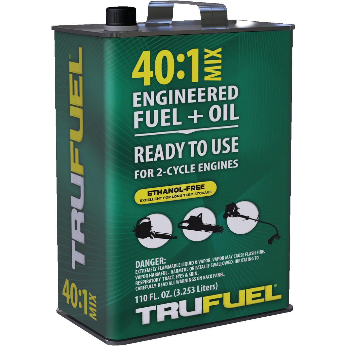 TruFuel 110 Oz. 40:1 Ethanol-Free Small Engine Fuel & Oil Pre-Mix Image 1