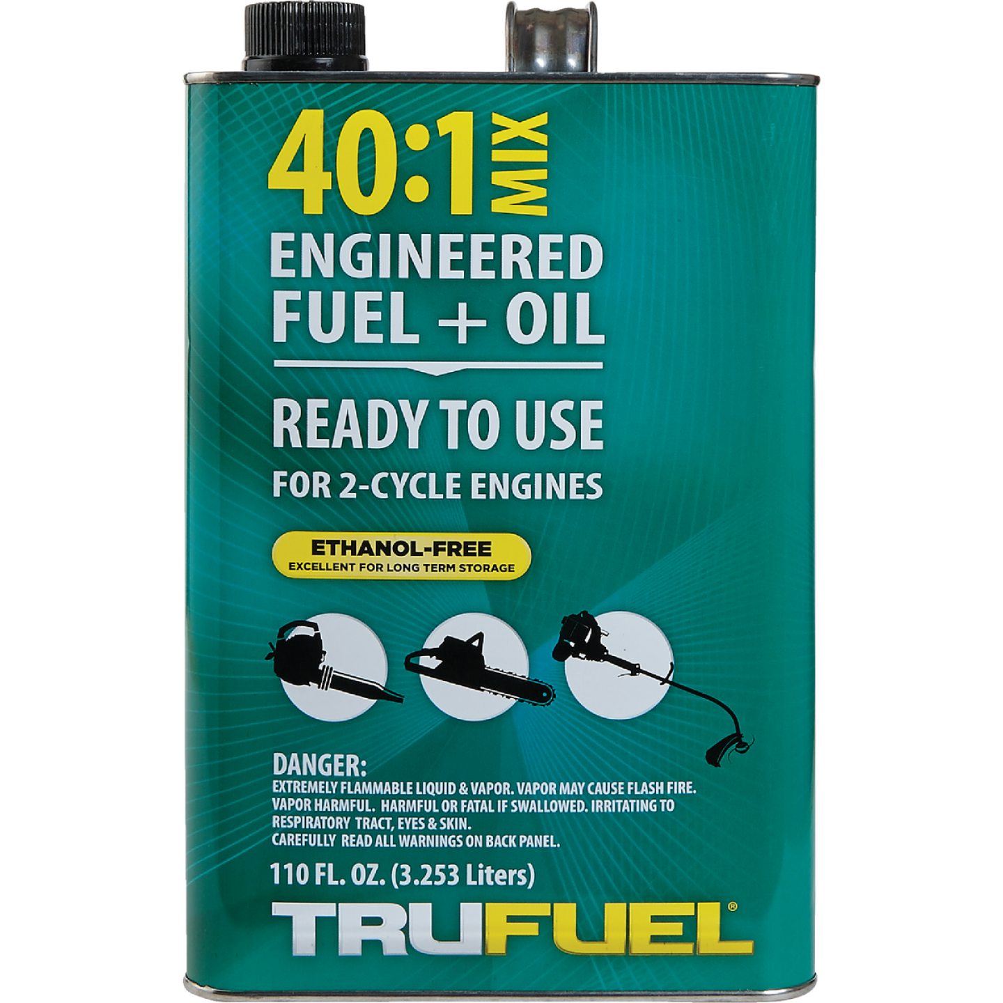TruFuel 110 Oz. 40:1 Ethanol-Free Small Engine Fuel & Oil Pre-Mix Image 2