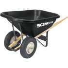 Scenic Road 8 Cu. Ft. Dual-Wheel Heavy Duty High-Density Poly Wheelbarrow Image 1