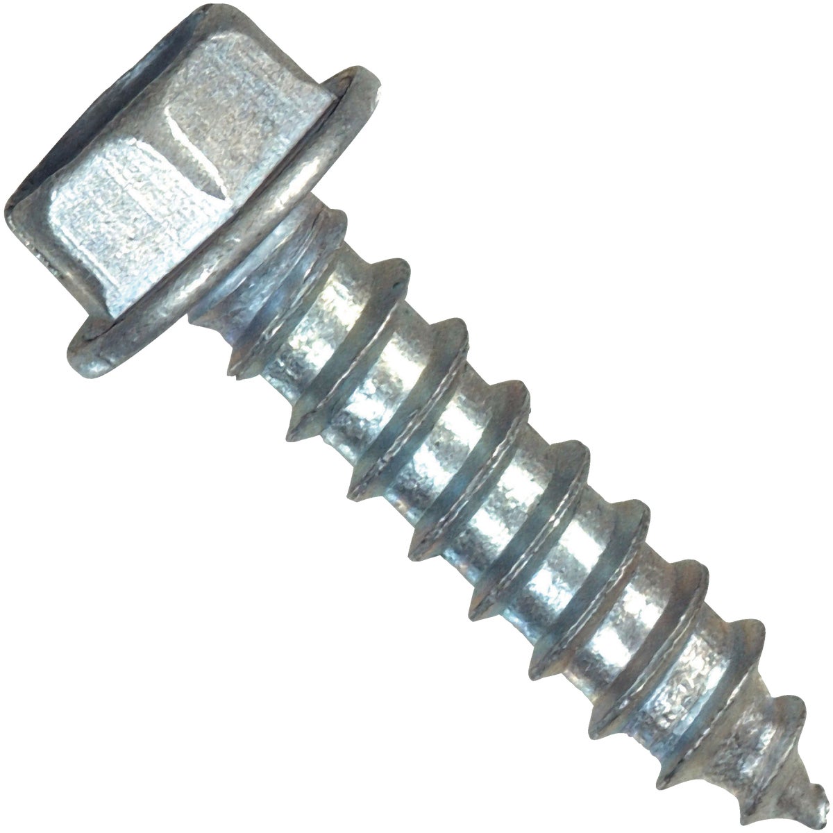 Hillman #10 x 1-1/2 In. Slotted Hex Washer Head Zinc Sheet Metal Screw (100-Count)