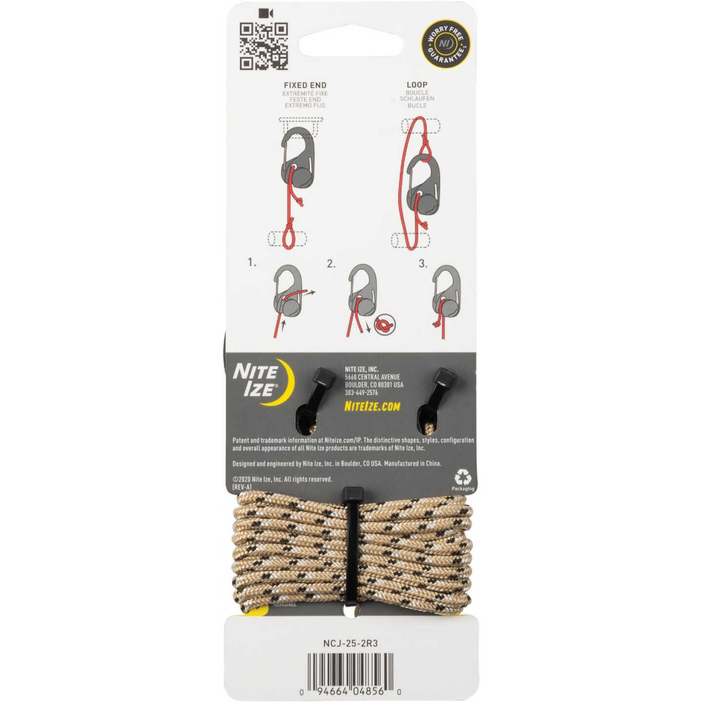 Nite Ize CamJam Rope Tightener with Rope, (2-Pack) Image 3