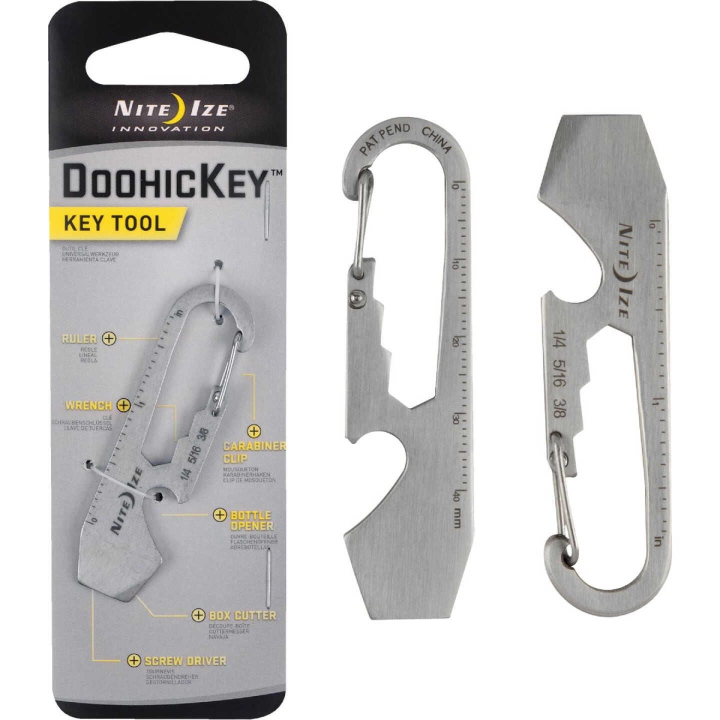 Nite Ize DoohicKey Stainless Steel Key Multi-Tool Image 1