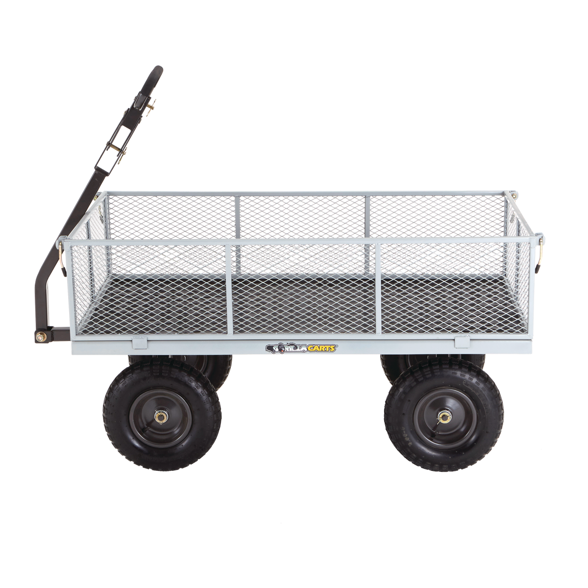 Gorilla Carts 6 Cu. Ft. 1000 Lb. Steel Tow-Behind Garden Cart Image 2