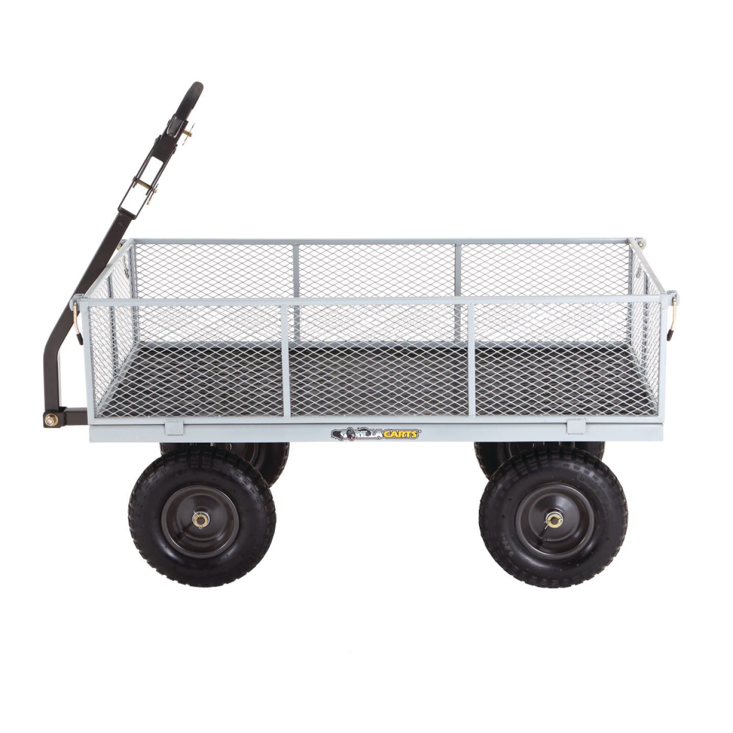 Gorilla Carts 6 Cu. Ft. 1000 Lb. Steel Tow-Behind Garden Cart Image 2
