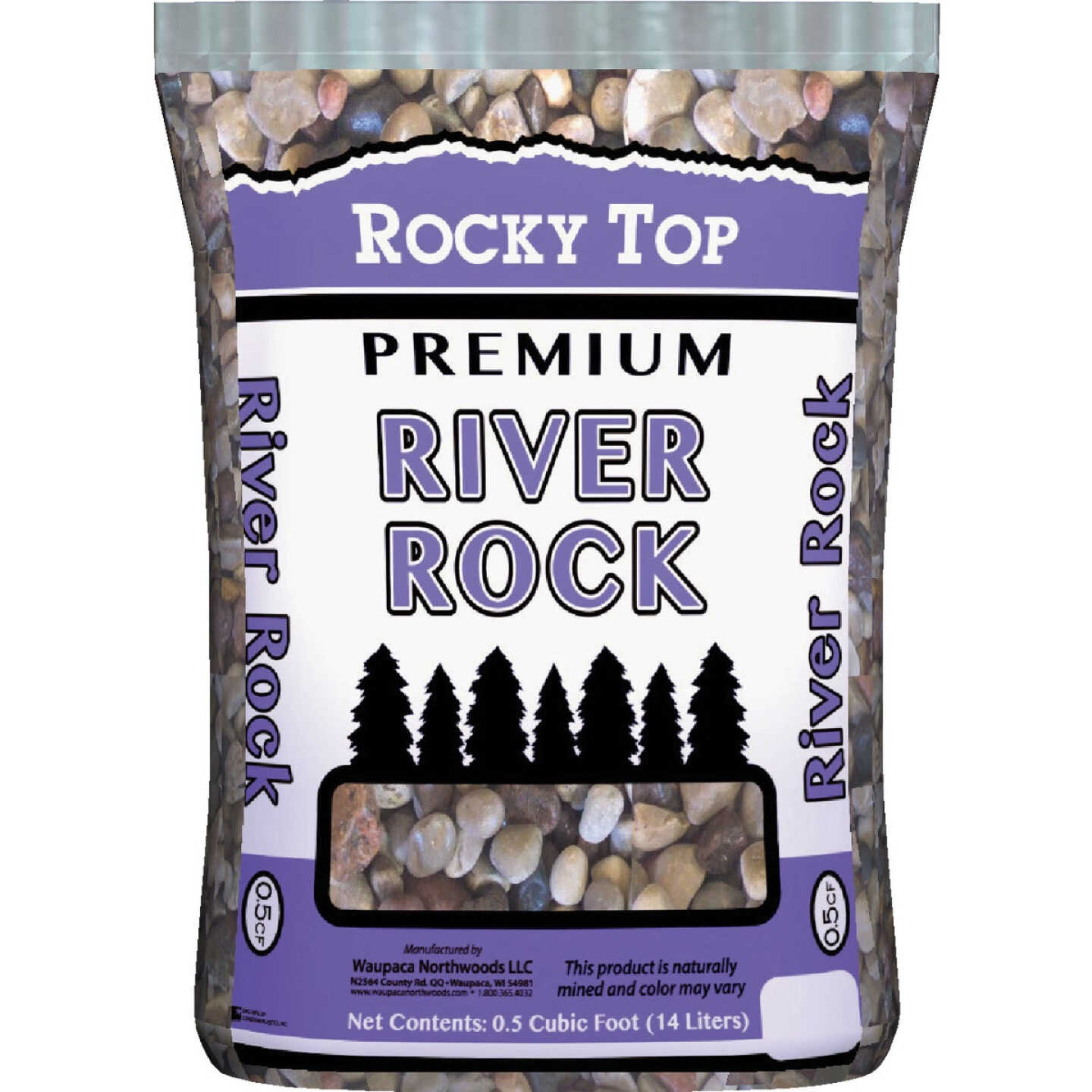 Rocky Top 0.5 Cu. Ft. 1-1/4 In. River Rock, 47 Lb. Image 1