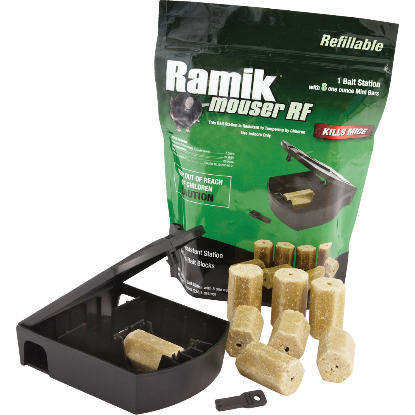 Ramik Mouser RF Refillable Mouse Bait Station (8-Refill) Image 1