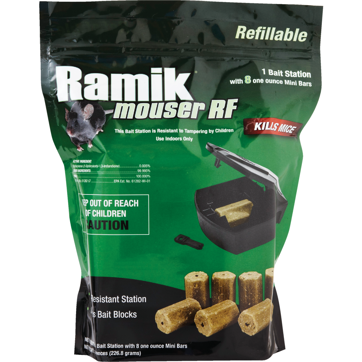 Ramik Mouser RF Refillable Mouse Bait Station (8-Refill) Image 2