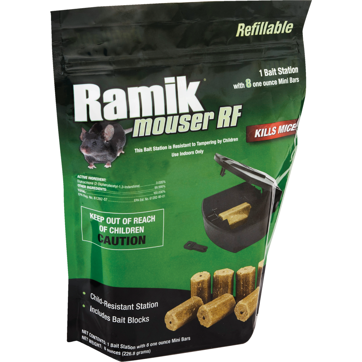 Ramik Mouser RF Refillable Mouse Bait Station (8-Refill) Image 4