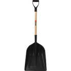 Garant 14.25 In. Poly Snow Scoop with 27.5 In. Wood Handle Image 1